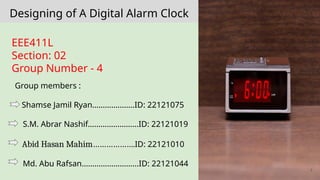 Design and Implementation of a Digital Alarm Clock Using Verilog and ...