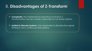 DSP presentation z transform explained .pptx