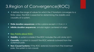 DSP presentation z transform explained .pptx
