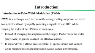 GROUP 05-VSD. SINUSOIDAL PULSE WIDTH MODULATION IN VSD | PPTX