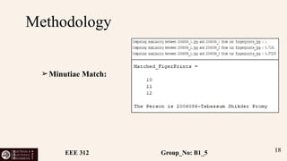 Fingerprint Recognition Using Digital Signal Processing Techniques .pptx