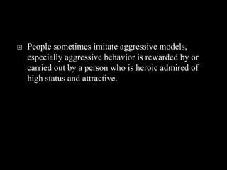 Aggression in Social Psychology