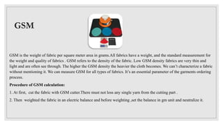 Fabric Quality Parameters Tested in Quality Control Lab - Textile ...