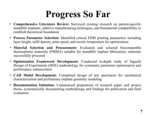 Fdm Development Design and Development of Patient-Specific Mandible Implants Using FDM ...