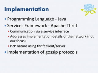 Siyapath: P2P Gossip Based Volunteer Computing Framework | PPT