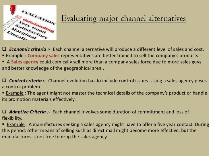 Distribution channels marketing management ppt