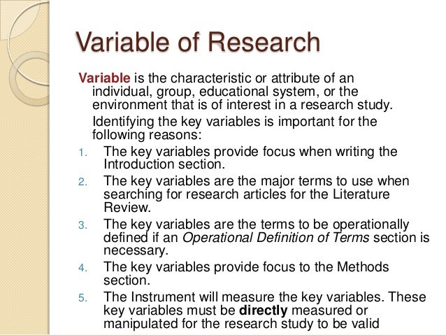 Research