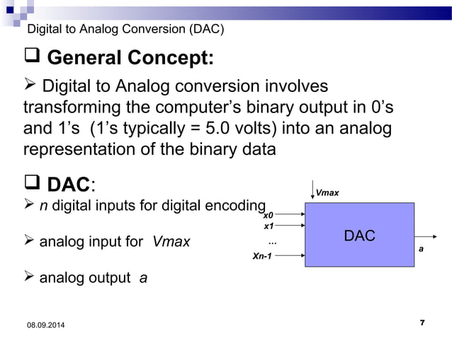 DAC-digital to analog converter | PPT | Digital Audio | Computer ...