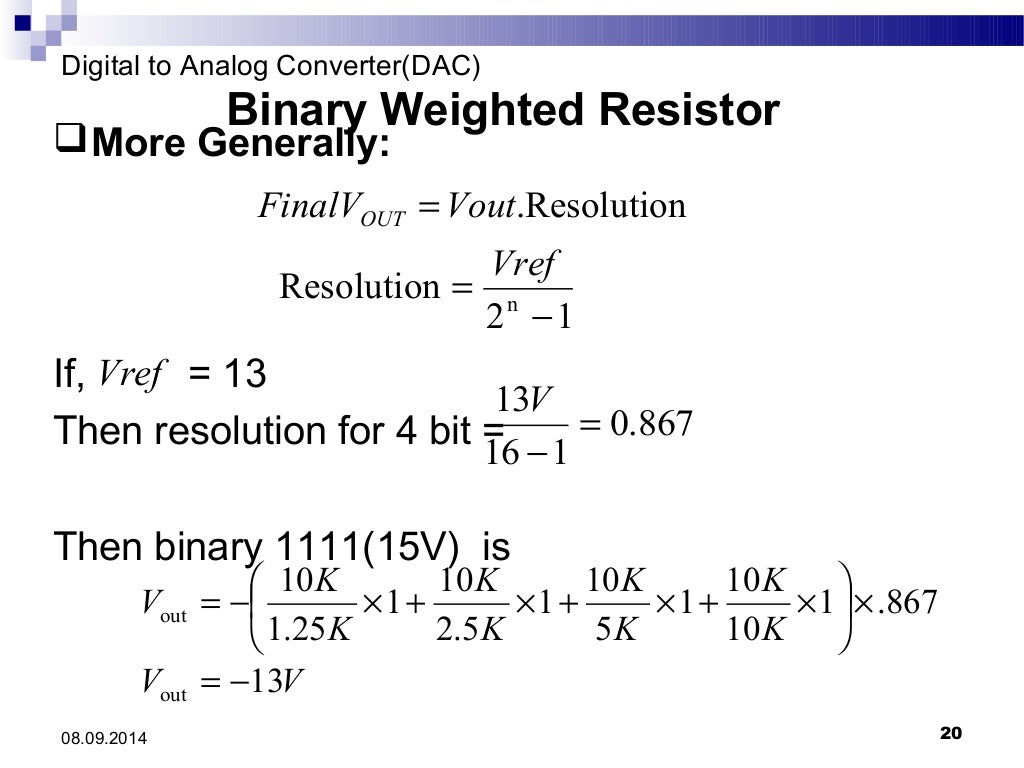 DACdigital to analog converter