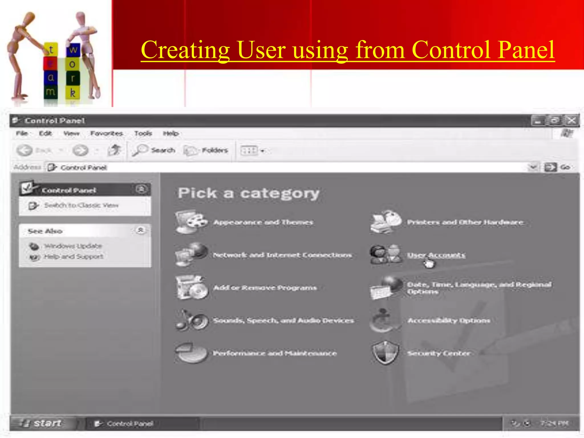 Creating User using from Control Panel
13
 