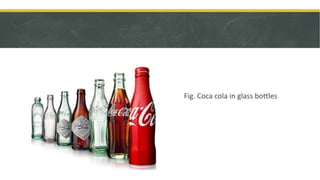 Fig. Coca cola in glass bottles
 