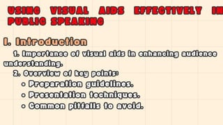 USING VISUAL AIDS AND POWER POINT IN PUBLIC SPEAKING | PDF