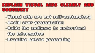 USING VISUAL AIDS AND POWER POINT IN PUBLIC SPEAKING | PDF