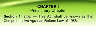 Group 1 - Comprehensive Agrarian Reform Law of 1988.pptx