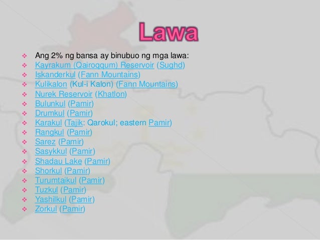 Hilagang Asya Tajikistan