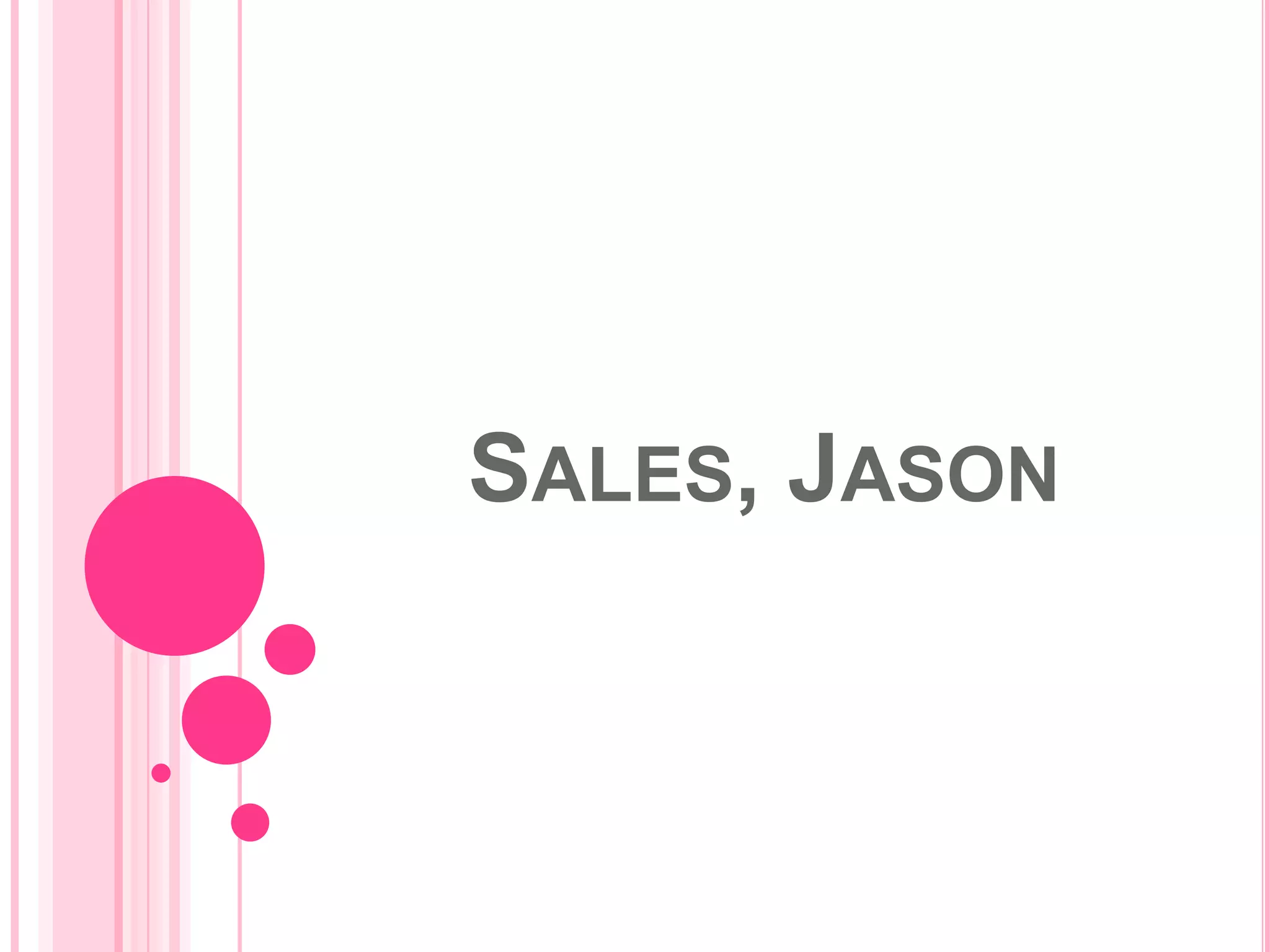 SALES, JASON

 