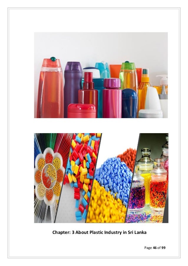 Global Country Study Report On ‘Plastic Industry of Sri Lanka’ w.r.t