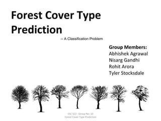 Forest Cover Type Prediction