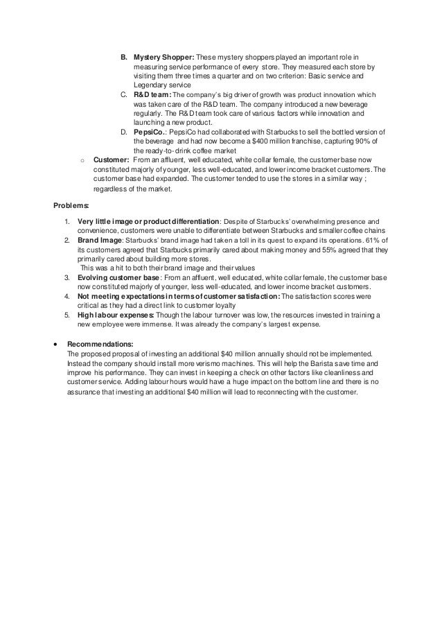 Starbucks case study analysis picture