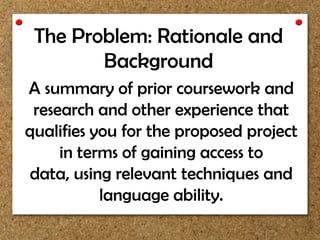 Thesis Writing Proposal | PPTX