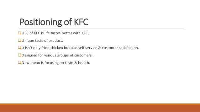 Kentucky Fried Chicken Marketing Strategy (English)