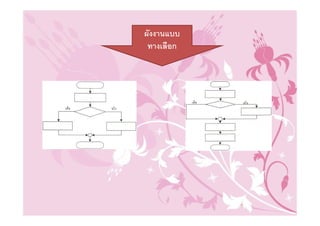 ผังงานแบบ
 ทางเลือก
 