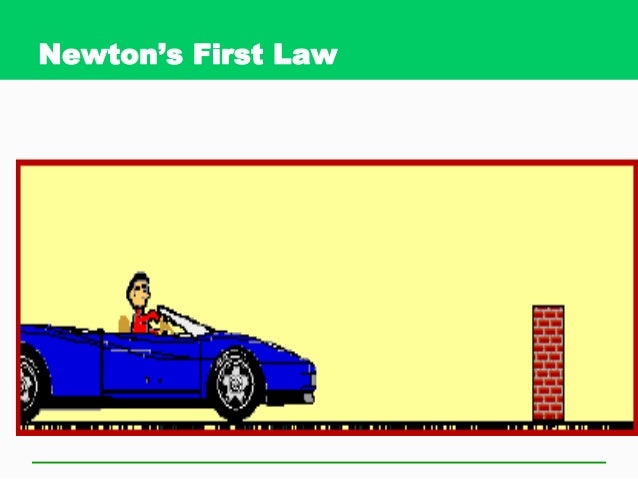 Applications of Newton's Law newtons 1st law diagram 