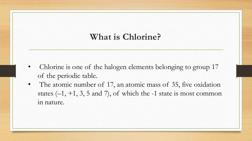 Role of Chlorine in plants