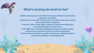 Sea level rise, Climate Change drought conditions | PPTX