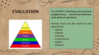 Art of Questioning Using Blooms Taxonomy .pptx