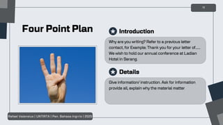 Group 1_Part, Styles, and Four point plan Business Letter | PDF