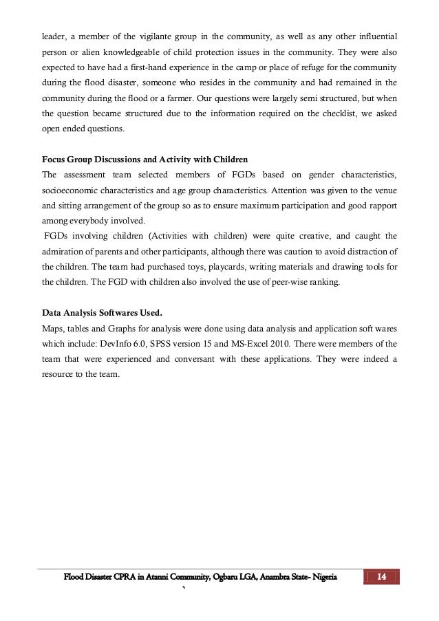 CHILD PROTECTION RAPID ASSESSMENT REPORT ANAMBRA STATE, NIGERIA.