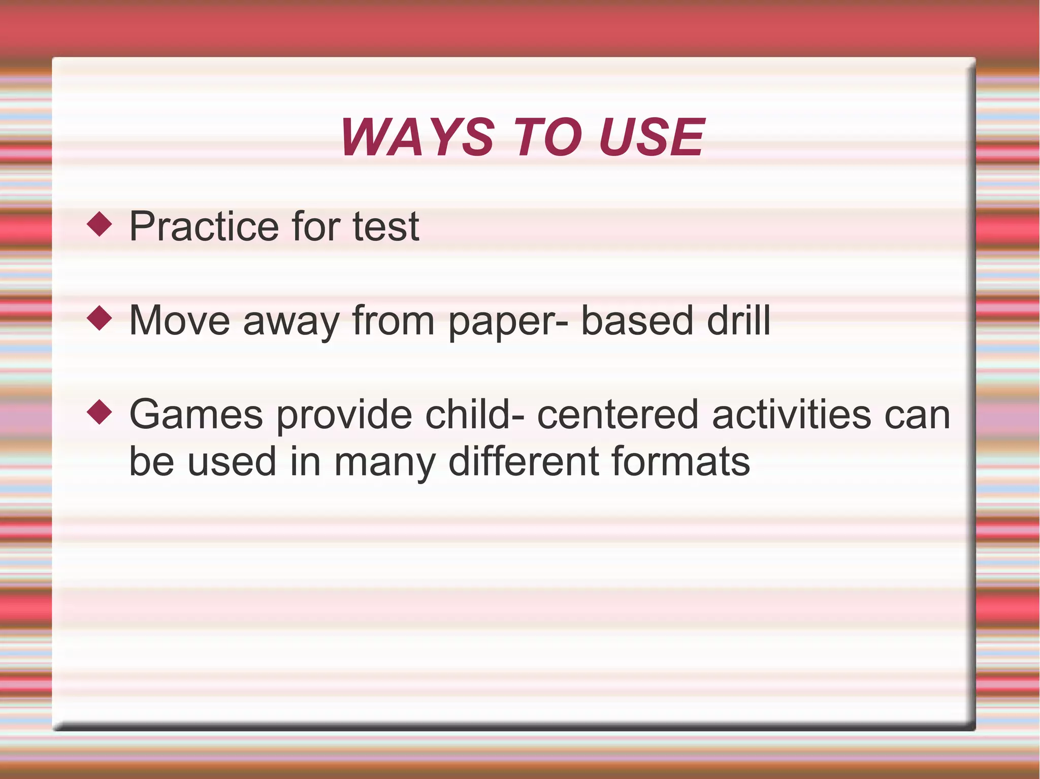 Drill and Practice | ODP