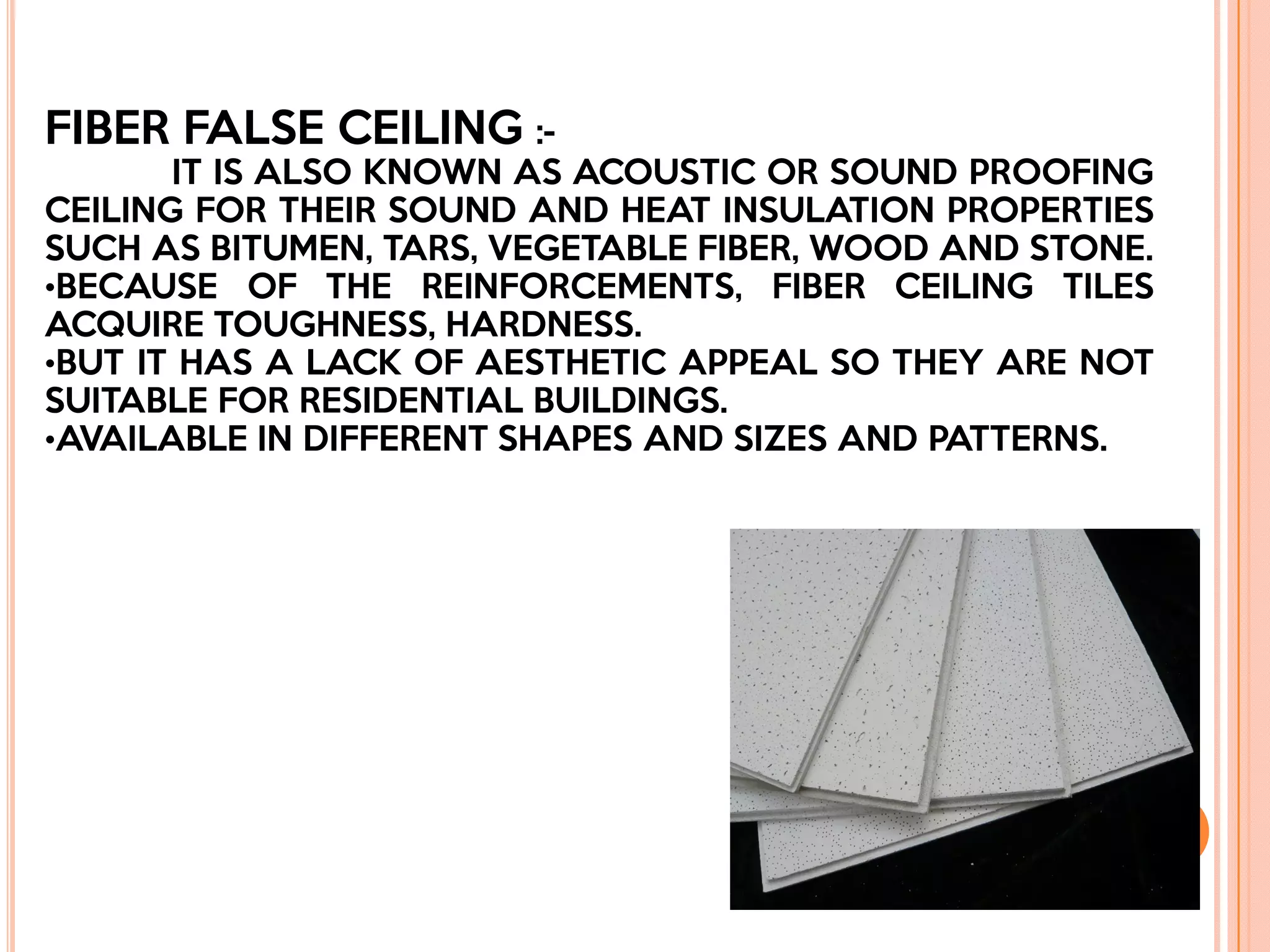 False Ceiling Information and Joinary Details | PDF