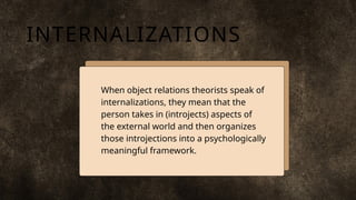 Melanie klein: OBJECT RELATION THEORY.pptx
