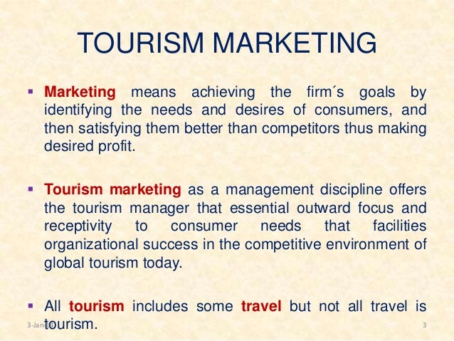 marketing tourism definition