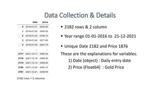 Time Series Forecasting Project Presentation. | PPTX