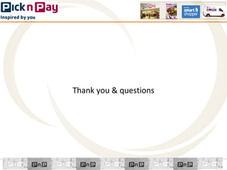 Thank you & questions
 