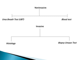 Ubt Testing peptic ulcer | PPTX