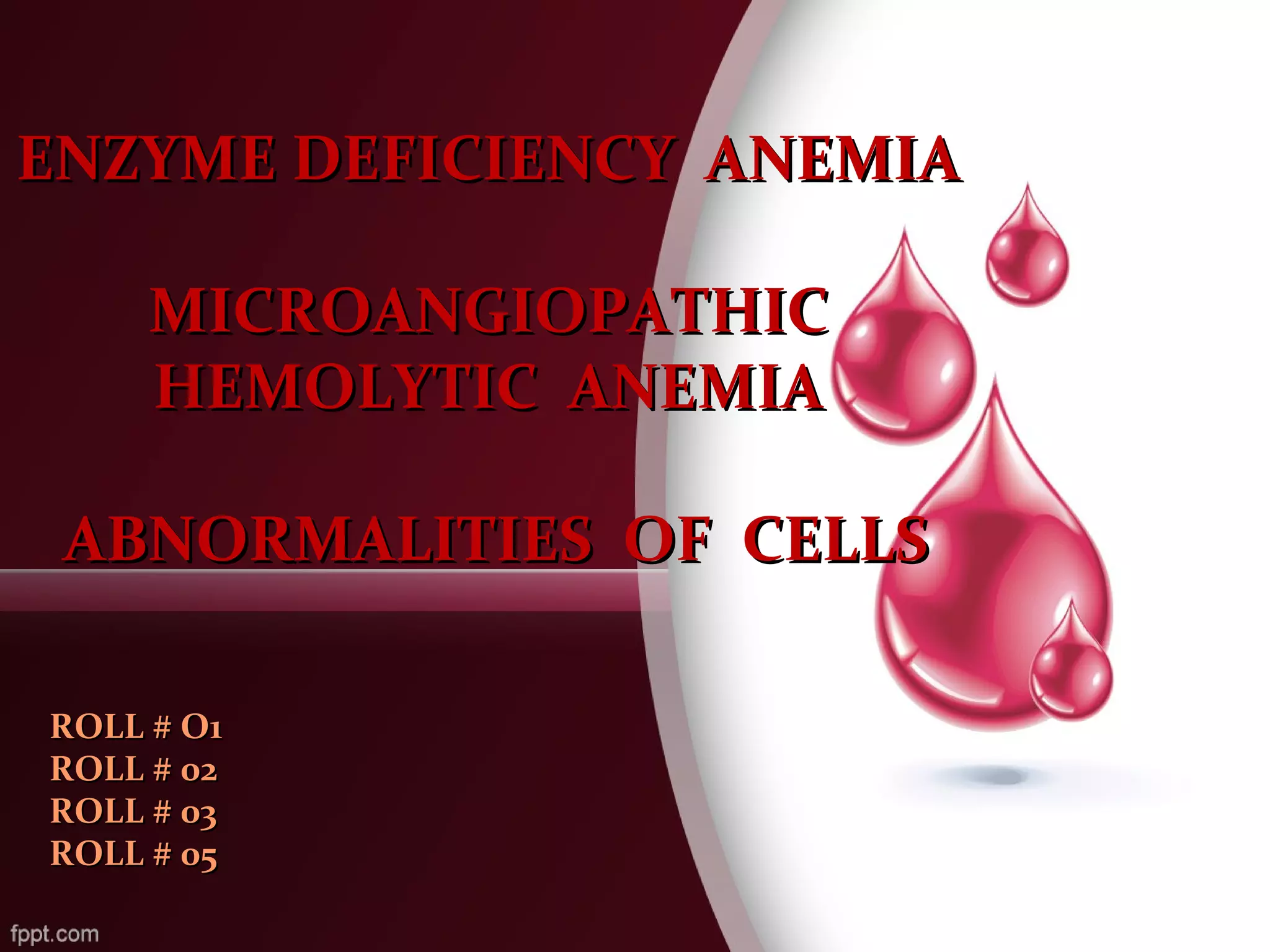Choose All That May Cause Hemolytic Anemia. hemolytic anemias | PPT