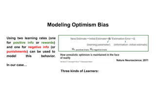 Optimism and Pessimism Bias in The Brain | PDF