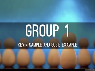 Group 1 Sample