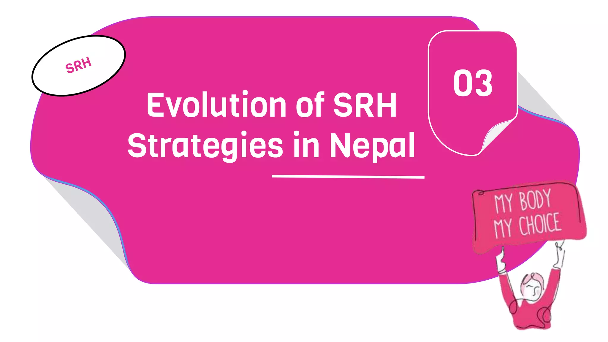 Evolution of SRH
Strategies in Nepal
03
 