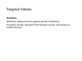 Understanding Cybersecurity: Threats, Vulnerabilities, and Healthcare ...