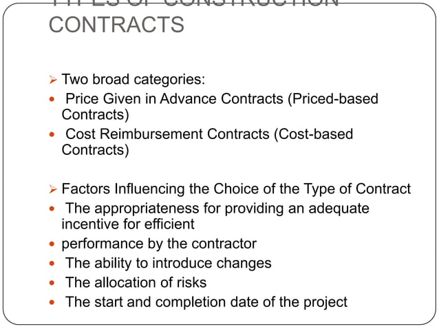 CONTRACTS AND ITS TYPES | PPTX