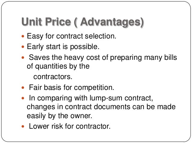 define unit pricing