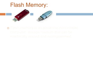 Components of computer system and input-output devices and storage ...