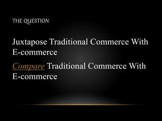 E-COMMERCE | PPTX