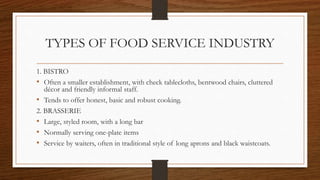 History of Food Service Industry