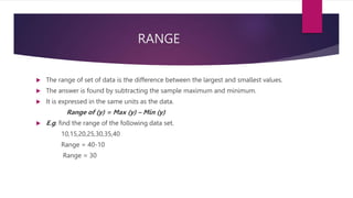 Statistics " Measurements of central location chapter 2" | PPTX
